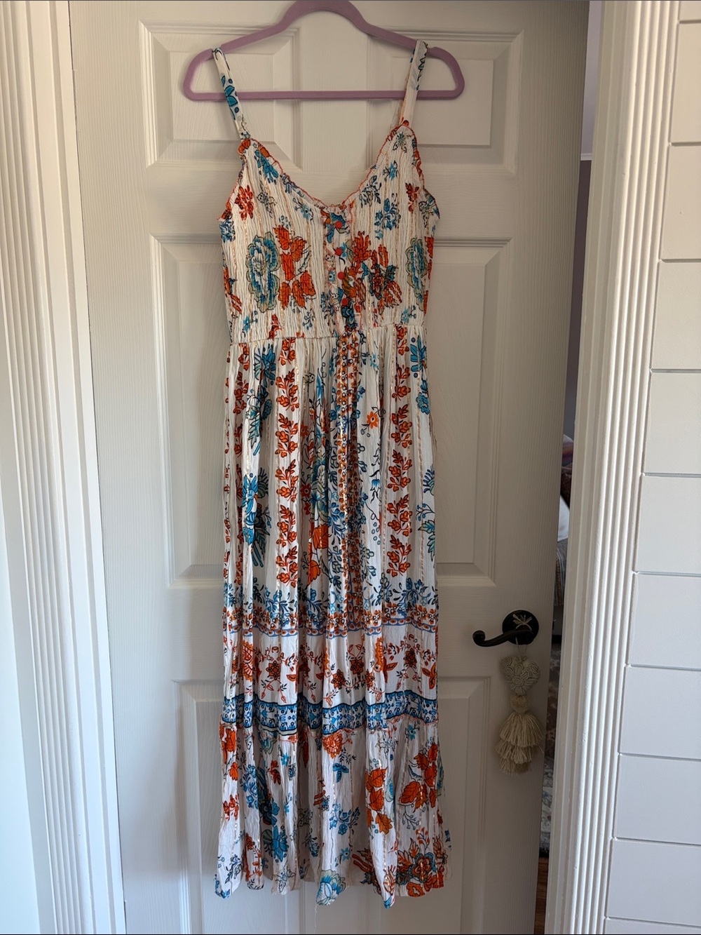 Anthropologie Me 2 Magic Floral Maxi Dress NWT Size Large
